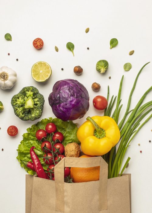 top-view-assortment-vegetables-paper-bag top-view-assortment-vegetables-paper-bag